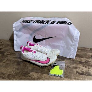 Nike Zoom Superfly Elite 2 | Track Spikes | White • Pink | Size 8 | CD4382-101